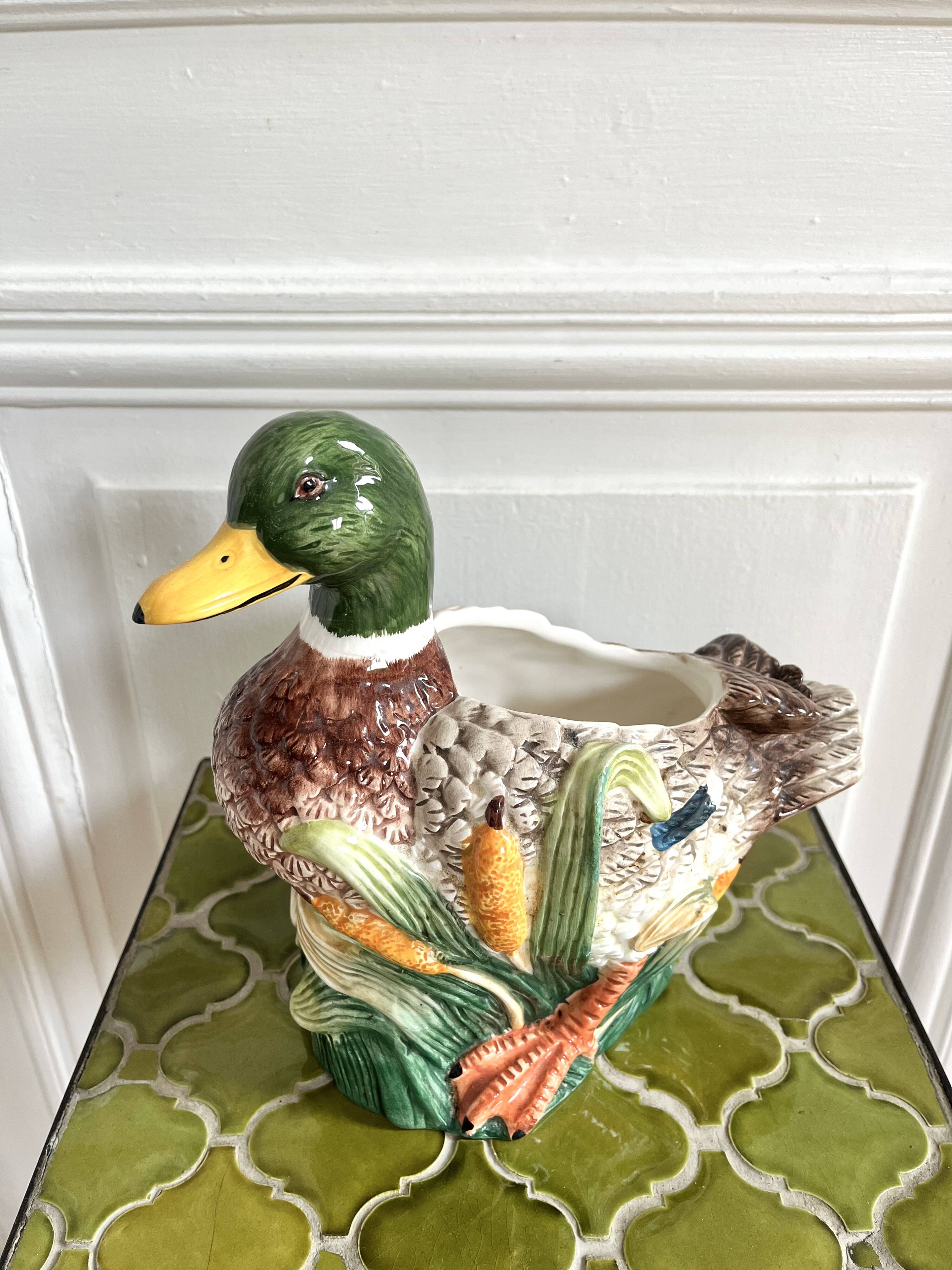 Duck slip pot or planter