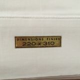 Drap ancien neuf 220 x 310 en coton