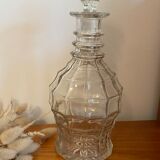 Vintage carafe in molded glass
