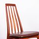 6 Danish chairs in teak and new leather, model "Eva" by Niels Koefoed.