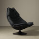 Fauteuil lounge Artifort F588 avec repose-pieds par Geoffrey Harcourt, 1967