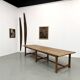XXL farmhouse table in solid oak 350 cm - Reconstruction Style - 1950s