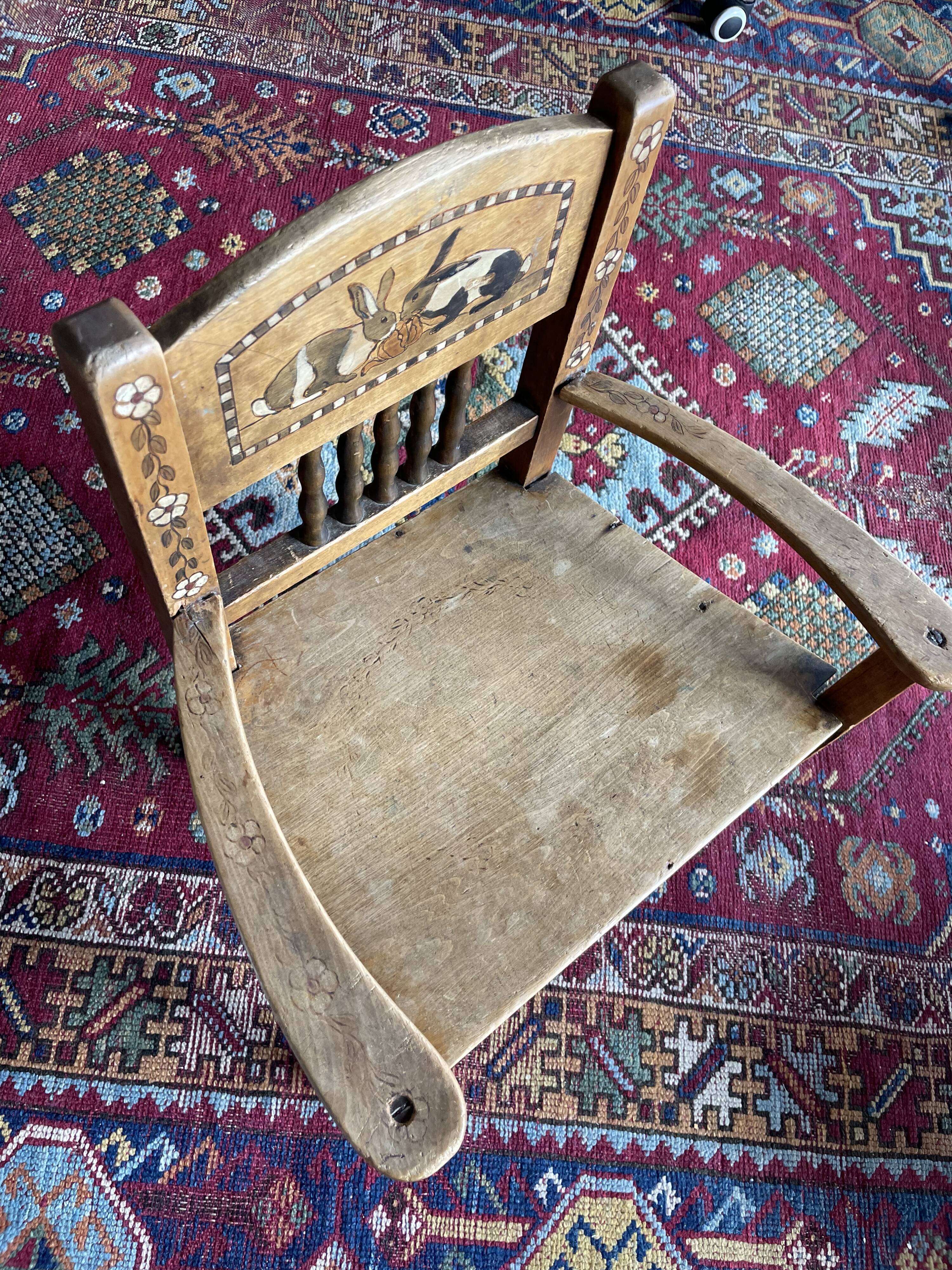 Artisanal children's chair