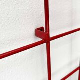 Red rope coat rack, modern German mid-century, 1960s.