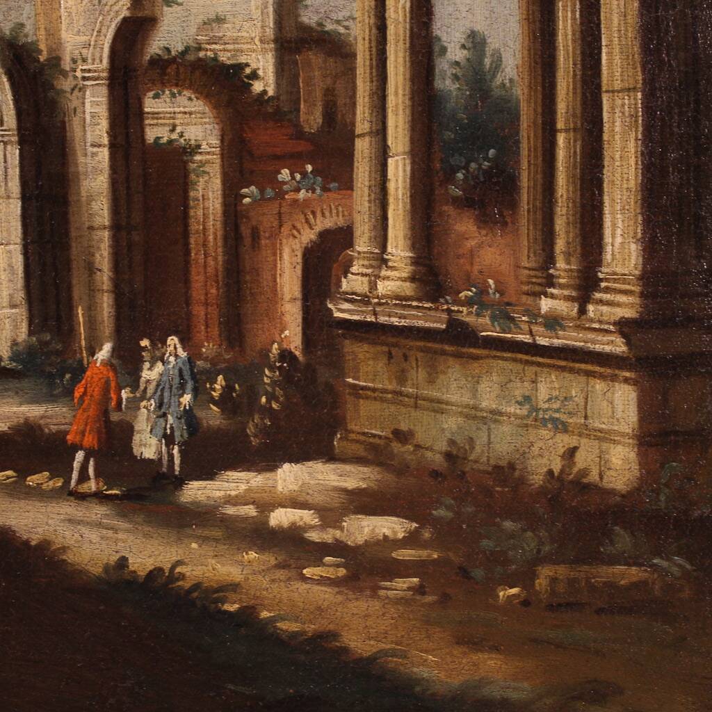 Venetian school painting of the 18th century, architectural capriccio
