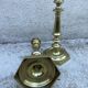 Pair of candlesticks, antique solid brass candlestick