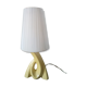 Table lamp in yellow ceramic