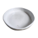 Large dish in white ceramic and earth