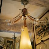 Glass paste chandelier circa 1970