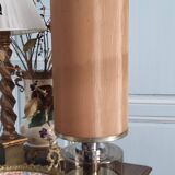 Smoked glass lamp from the 70s