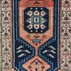 Vintage Anatolian runner rug in wool from the 1950s.
