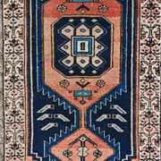Vintage Anatolian runner rug in wool from the 1950s.