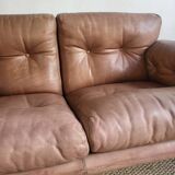 Coronado sofa by Tobia Scarpa in leather