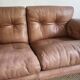 Coronado sofa by Tobia Scarpa in leather