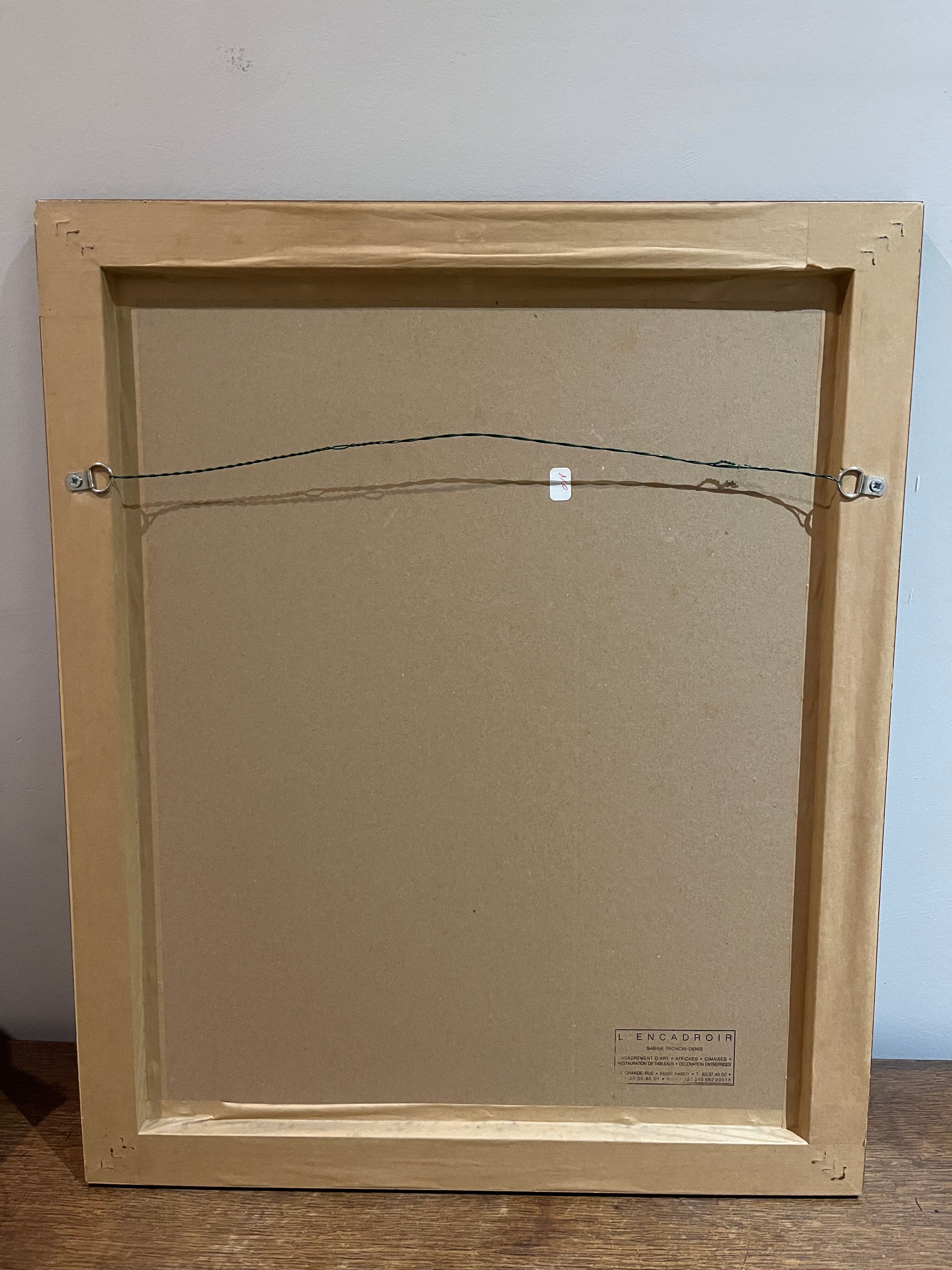 Zhang solid wood frame poster
