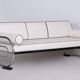 Bauhaus Sofa in Chrome, Steel, Leather by R. Slezák for Slezak Factories, Czech, 1930s