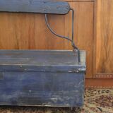 Carriage style chest bench