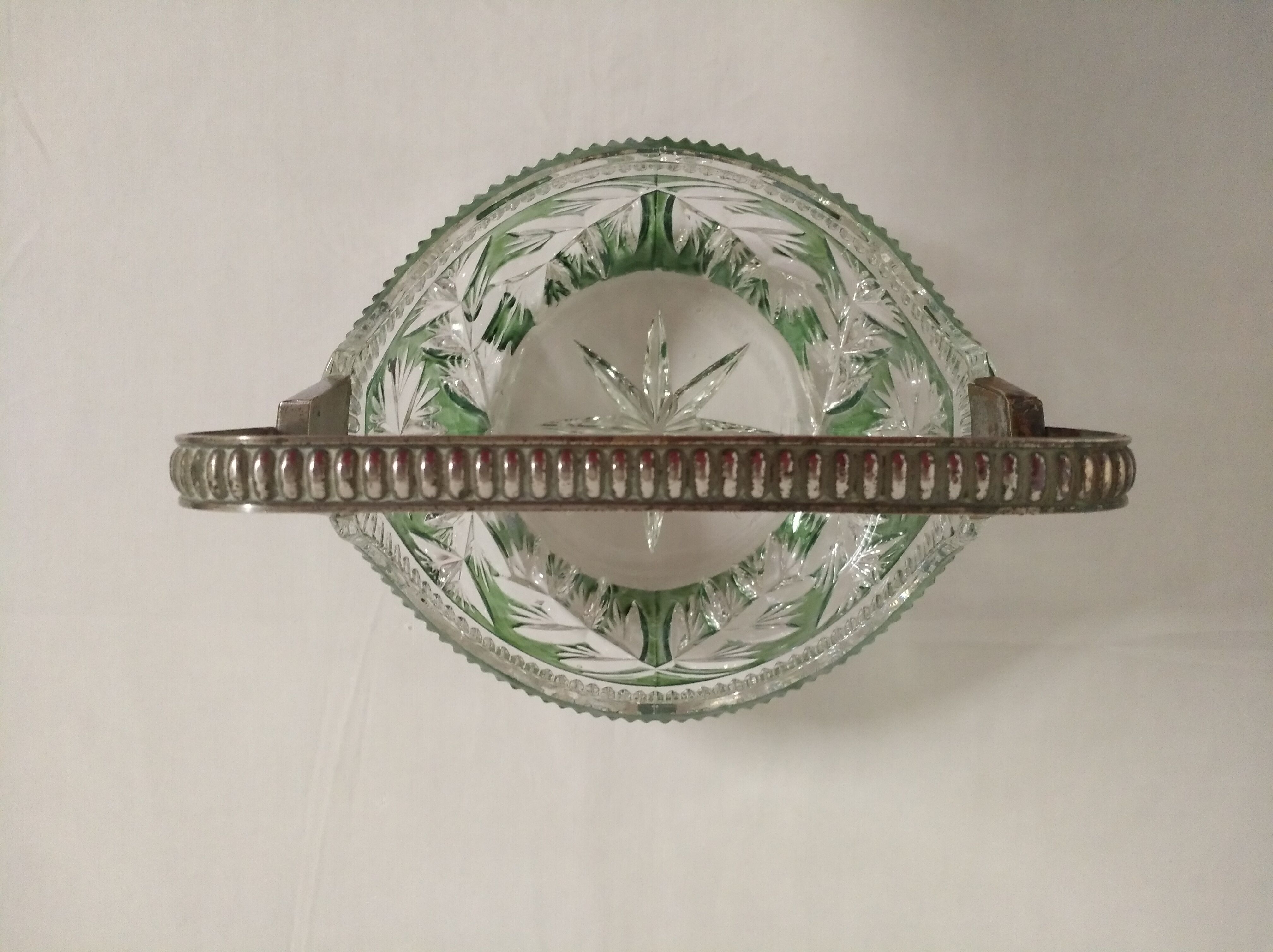 Panière Empty cut glass pockets