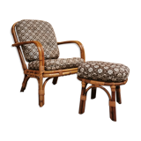 Rattan armchair