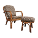 Rattan armchair