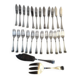 Silver-plated fish service from the mid-20th century