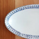 Iron clay dish with earthenware lions
