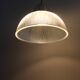 Suspension vintage verre prismatique