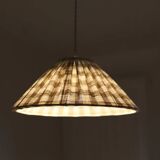 Malala "beige" large tile conical pendant light