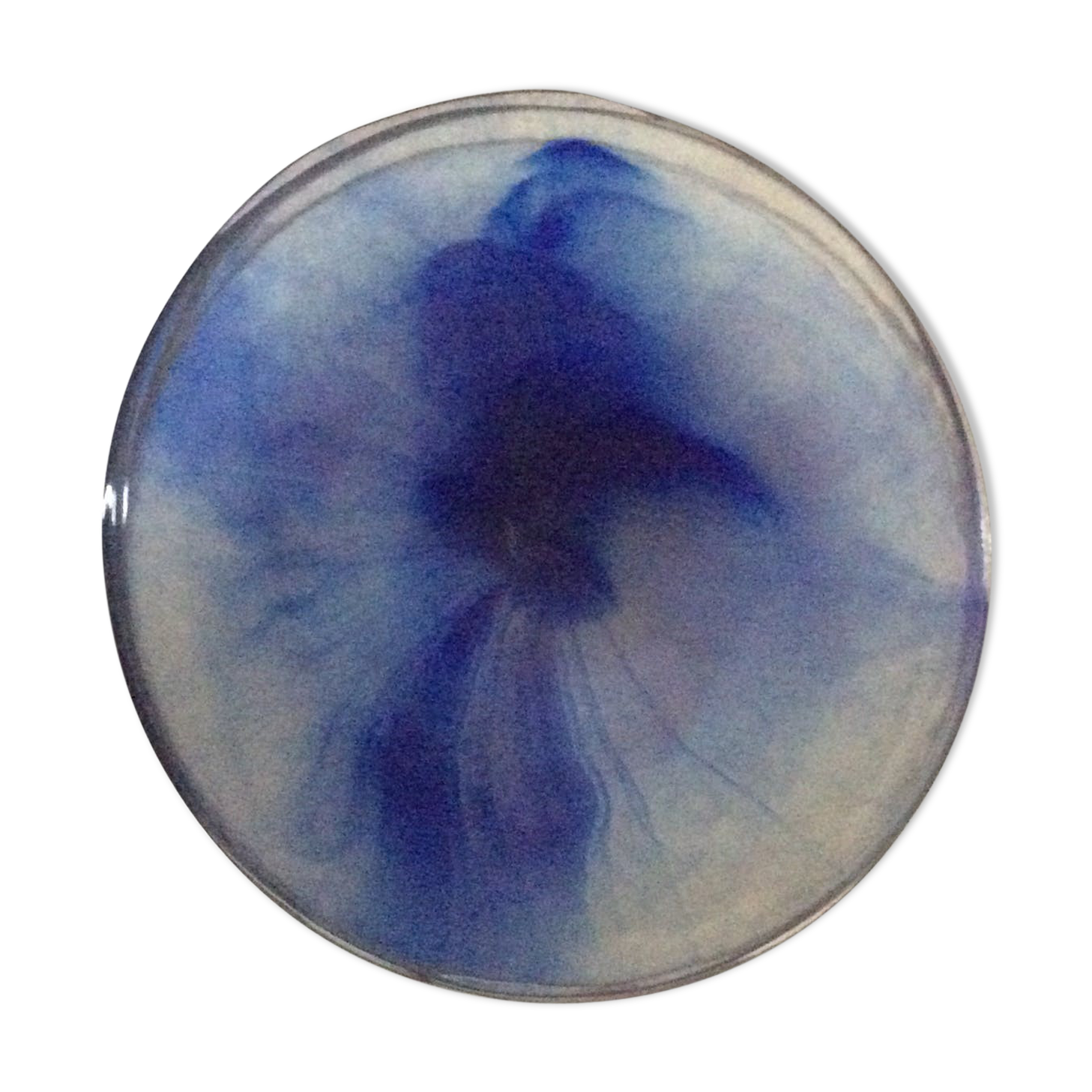 Flat plate glass, ink, vintage