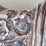 Sterling silver and horn salad servers