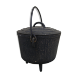 Old cast iron pot