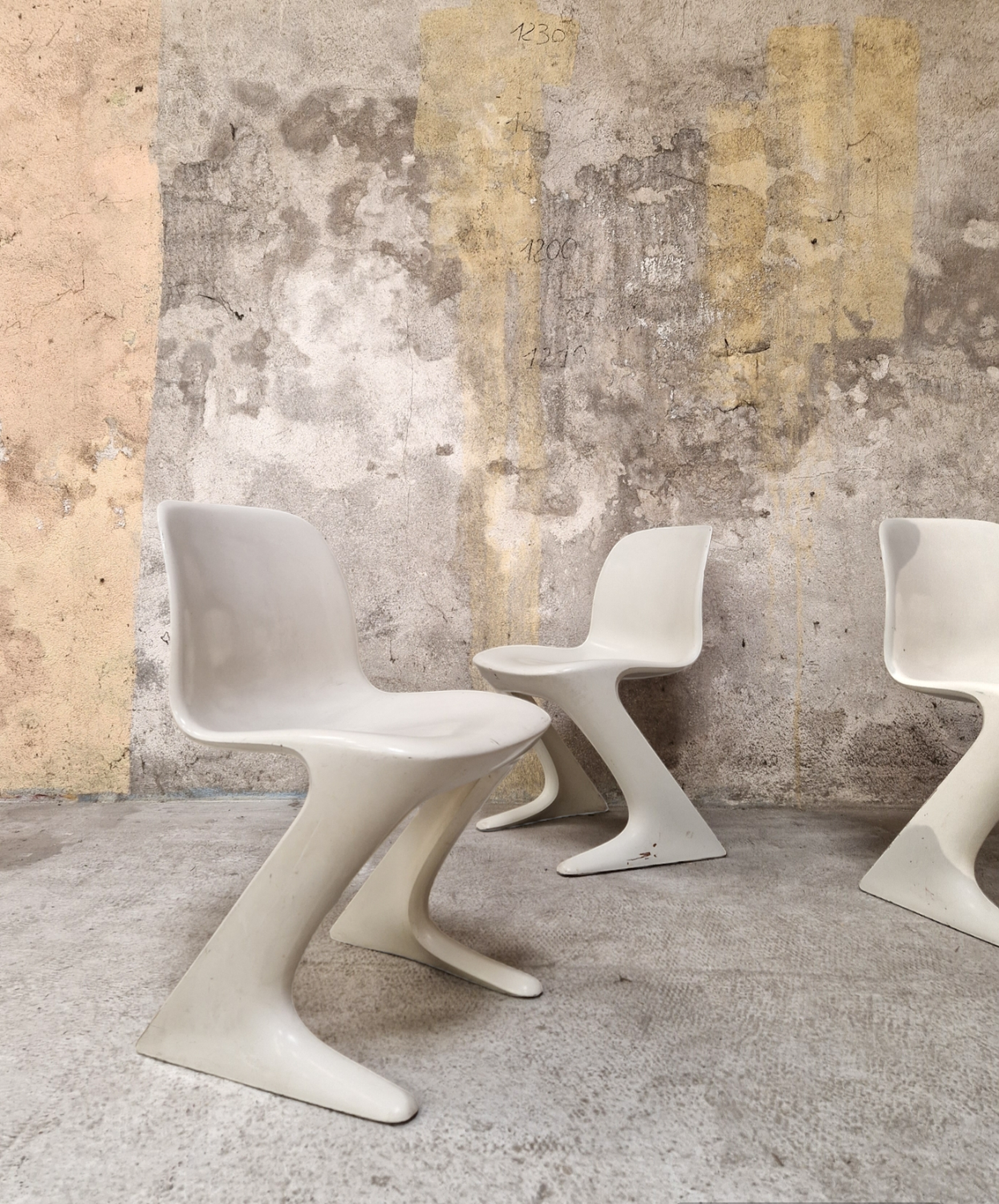 4 chairs Z by Ernst Moeckel & Sigfried Mehl