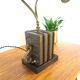 Lampe de bureau en bronze, lampe de banquier