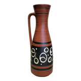 Large West Germany ceramic handled vase