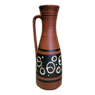 Large West Germany ceramic handled vase