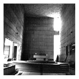 Convent of Tourette Le Corbusier the nave