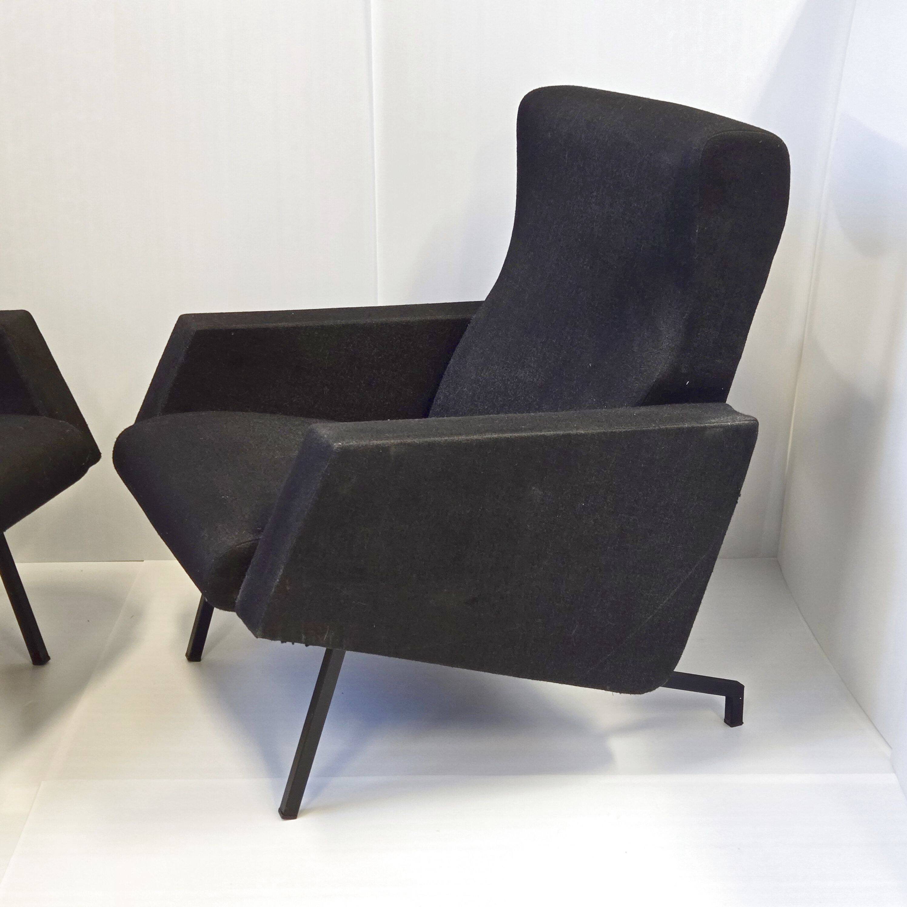 Pair of Miami armchairs by Pierre Guariche for Meurop 1960