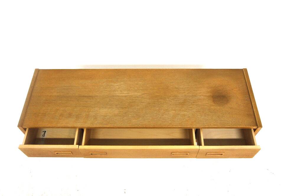 Commode scandinave en chêne, Glas & Trä, Suède, 1960