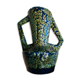 Vase Vallauris fat lava