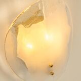 Kalmar wall sconces in brass and Murano glass, Austria, 1970s.