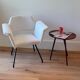 Table d’appoint tripode scandinave vintage en teck "Frya"