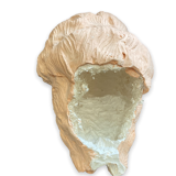 Antique style plaster head