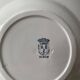 Set of 6 old Hollow Plates Earth of Iron mismatched