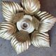 Pair of Masca flower wall lights