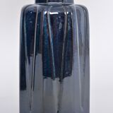 Pair of blue Mid-Century Modern Stoneware table lamps model 1033 by Soholm