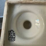 Antique Gien earthenware Medici vase