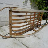 Wooden dog sledding