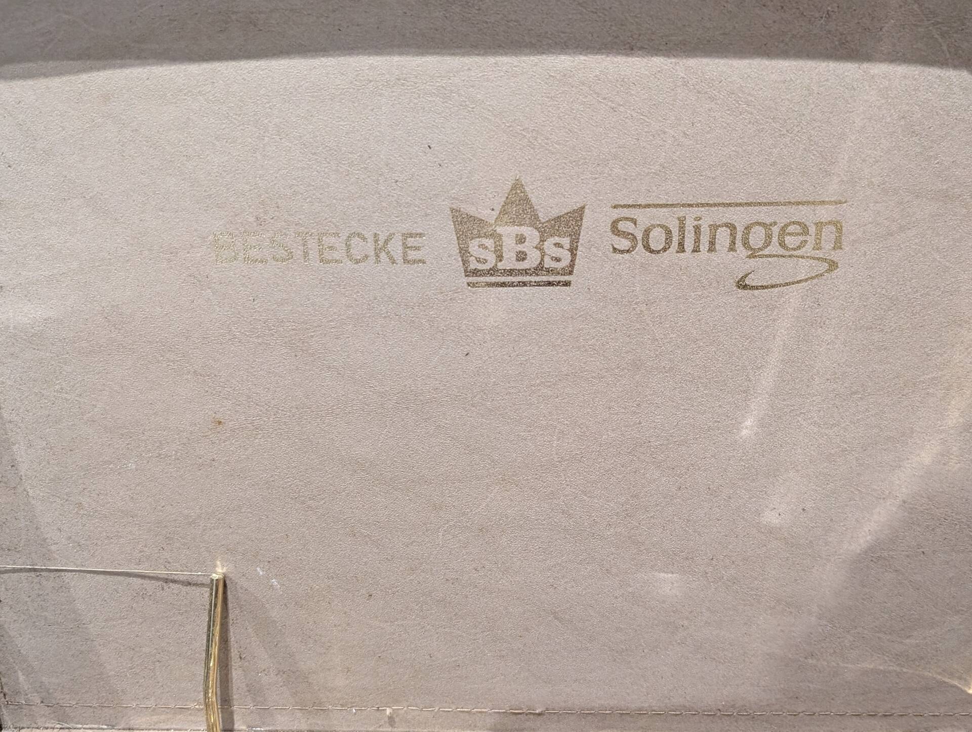Luxury Cutlery Set Solingen SBS Gold Plated with 23/24 Carats - 70 Pieces
