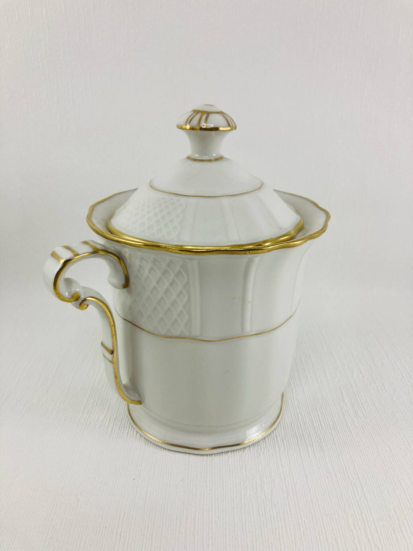 Sugar Bowl Covered Limoges Porcelain Bernardaud B&C Malmaison Service