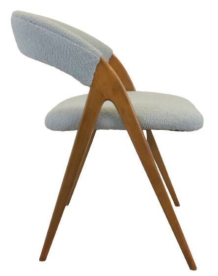 WK möbel style fauteuil / stoel in Teddy 'Mehlmels'